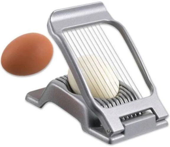 Egg Slicer, Egg Slicer for Hard Boiled Eggs, Aluminium Egg Slicer