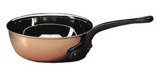 Matfer Bourgeat Copper Flared Saute Pan Without Lid-373016